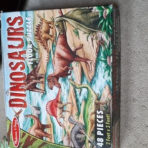 Melissa and doug 48 piece dinosaur floor puzzle